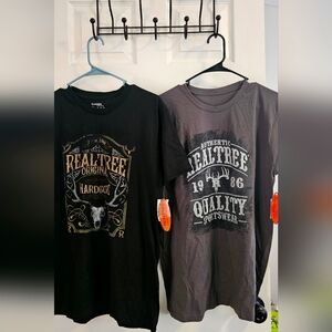 Realtree New Men T-shirts Size M Bundle of Two 10$ each
